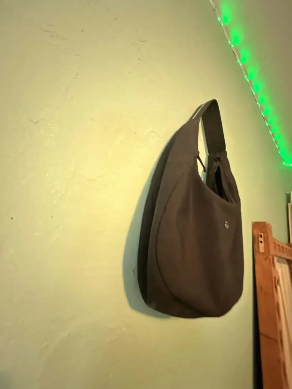 Glowmode On Hold Water-Resistant Shoulder Hobo Bag